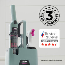 Shark StainForce Cordless Spot Cleaner Lightweight & Portable Spot, Stain, & Odour Eliminator for Carpets, Upholstery, with Storage Caddy, Accessorie