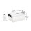 Cetomo 15L*3 Storage Boxes, Carry Plastic Storage Box with Lids, Clear Organizing Container with Handle and Secure Latches, Nestable & Stackable Tote 3