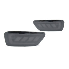 LED Tail Light for Grand Cherokee 2011-2022 Rear Bumper Reflectors Stop Brake Turn Signal Light Compass Black