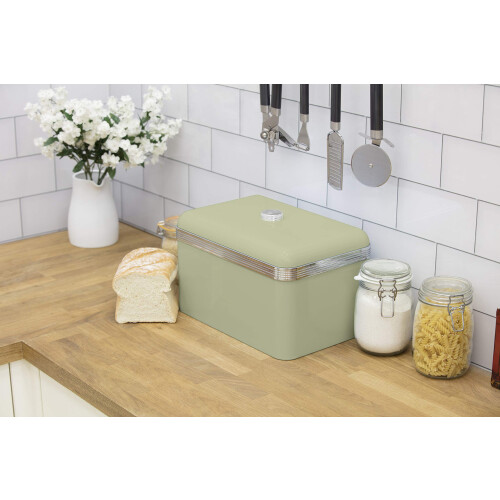 Swan Swan Products Retro Bread Bin SWKA1010GN 2