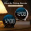 Linlinwill Digital Alarm Clock with LED Display, Battery/USB Powered Alarm Clock Besides with Snooze (White) 2