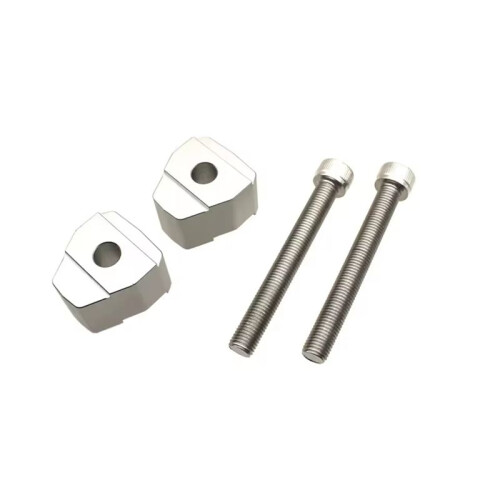 Motorcycle Handlebar Risers Handle Bar Clamp Extend Adapter for  700MT 700 MT CF700MT 2025 Silver 1