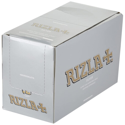 Rizla Regular Silver Rolling Paper Full Box Of 100 Booklets 2