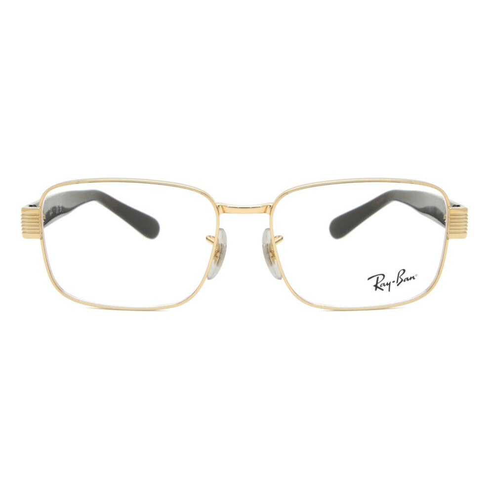 Ray - Ban Unisex Gold Rx6529 2500 Optical Frames Metal Transparent Pillow Normal - Image 3