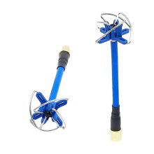 2 Antennes Trèfle 5,8 GHz pour Récepteur FPV, Émetteur 5 DBi RHCP RP-SMA Bleues