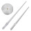 2X 3D Clock Hands,DIY Large Clock Movement Mechanism Needles,Wall Accessories Part Replacement,Silver 4