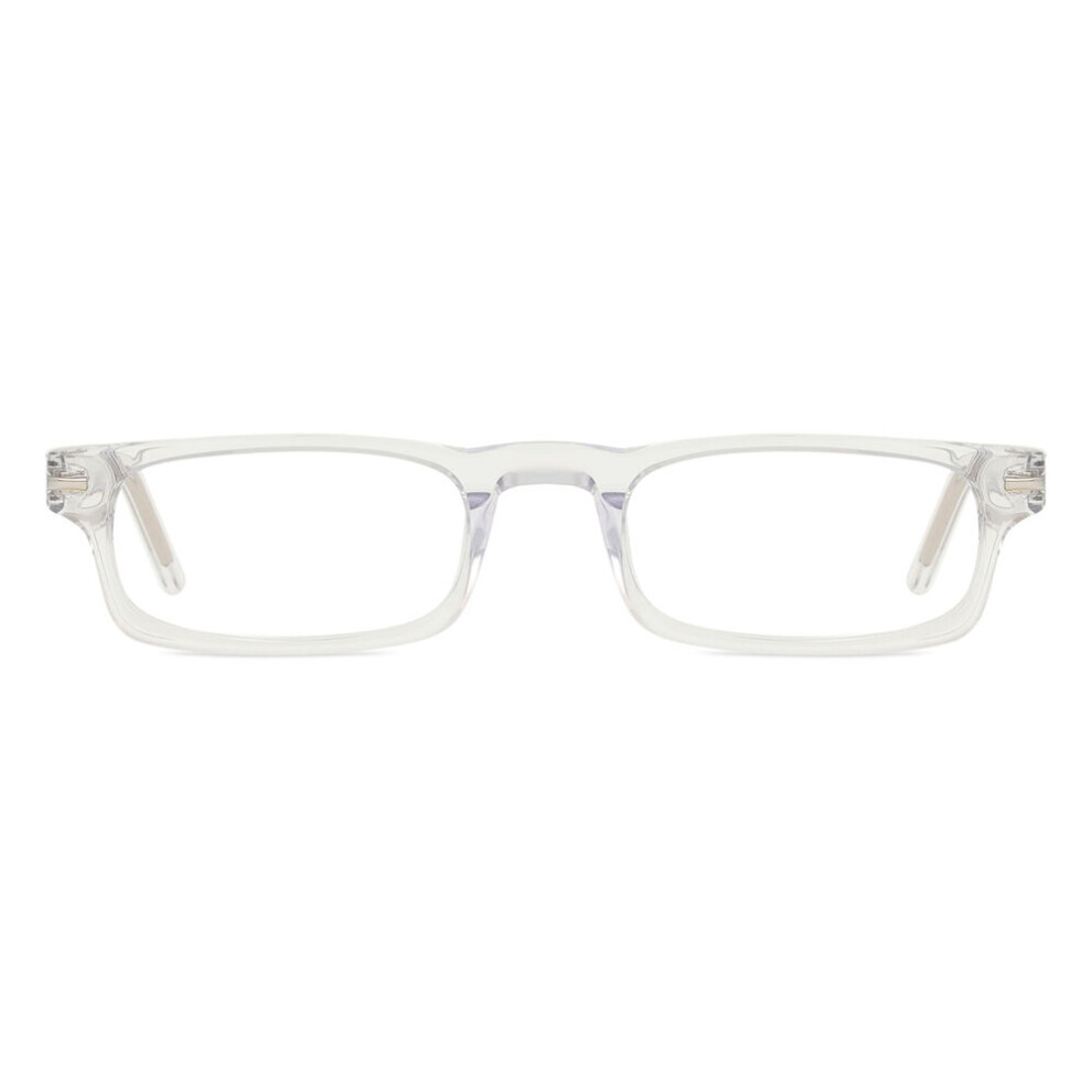Smartbuy Collection (51) Full Rim Rectangle Clear Nik T-0397 018 Unisex Eyeglasses