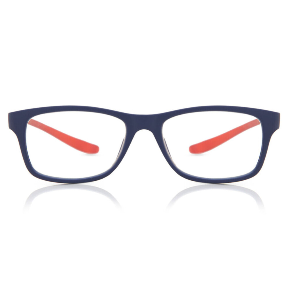 Smartbuy Collection (+1.75) Full Rim Square Blue Smartbuy Readers M0387 005 Unisex Eyeglasses
