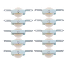 Kit de Reparación para Sombrilla de Patio Exterior con Soporte de Polea Deslizante y Piezas de Repuesto para un Funcionamiento Suave de la Capota