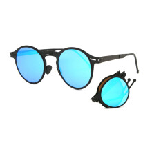 ROAV Galaxy 1003 Balto Folding Black Polarized 13.63 Unisex New Sunglasses
