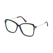 Tom Ford FT5953-B 001 Blue-Light Block Women New Eyeglasses