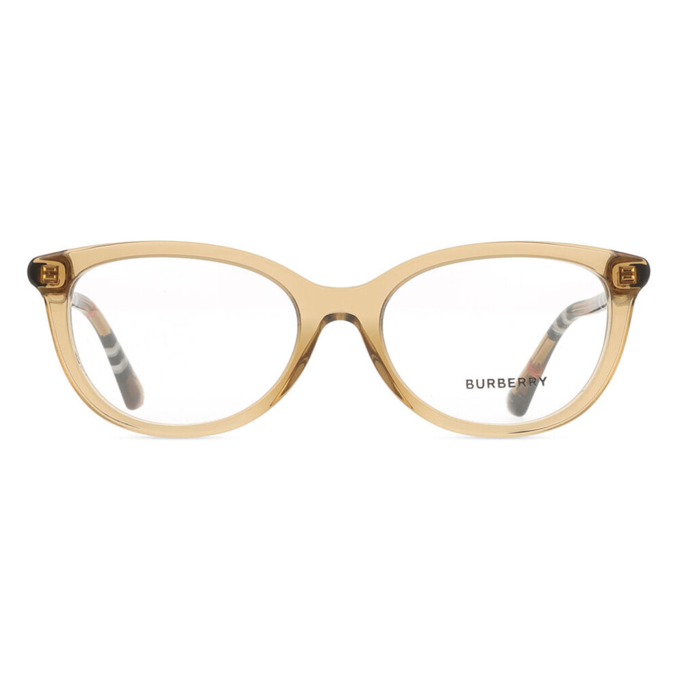 Burberry Beige Be2431 4164 Woman Optical Frames Acetate Cat Eye Normal - Image 5