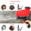 Adjustable Sandblasting Gun Set Portable Gravity Pneumatic Blasting Set Handheld Air Tool 5