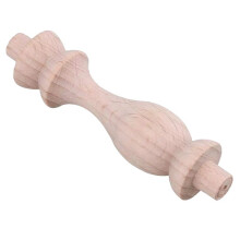 40 Pcs 7.6X1.8cm Beech Unpainted Unfinished Wood  Spindles Baluster for Home Restaurant Decor Repair Decoration