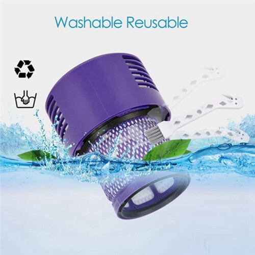 Filter Element Compatible with  V10 SV12 Cyclone Animal Absolute Total Clean Vacuum Cleaner Replacement Washable HEPA Filter 1