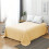 1 Piece Solid Fitted Sheet Mattress Protector Soft Breathable 90-180cm 1