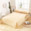 1 Piece Solid Fitted Sheet Mattress Protector Soft Breathable 90-180cm 2