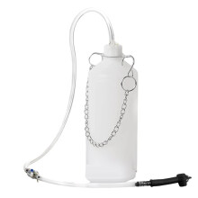 1L Brake Bleeder Bottle, Brake Fluid Bleeder Kit with One Way Check Valve 24 Inch Tube and Rubber Connector