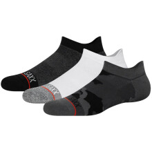 Saxx Mens Whole Package Low 3 Pack Ankle Socks