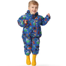 (6-12M, Blue Arctic) Dare 2b Kids Bambino II Waterproof Insulated Lined Full Zip Rainsuit Snowsuit