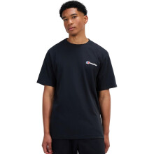(M, Black/Black) Berghaus Mens Class Logo Short Sleeve T-Shirt