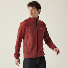 (L, Red Ochre) Regatta Mens Newhill Full Zip High Neck Fleece Jacket