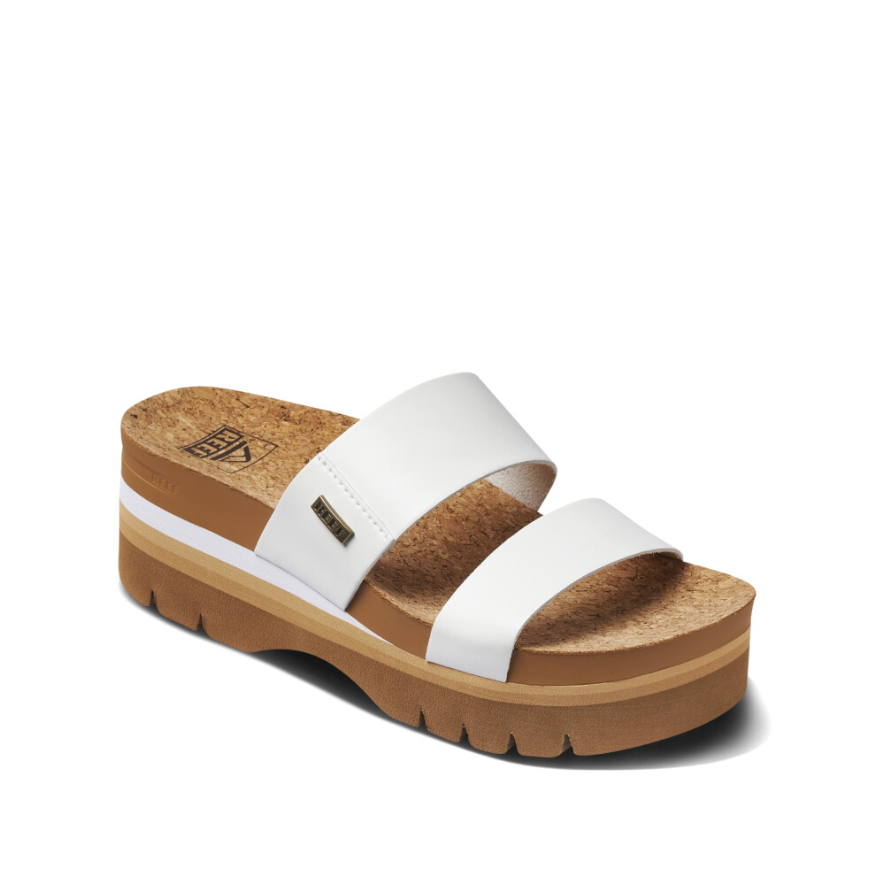 Reef (7 Uk, Cloud) Womens Cushion Vista Higher Platform Summer Thongs Flip Flops Sandals