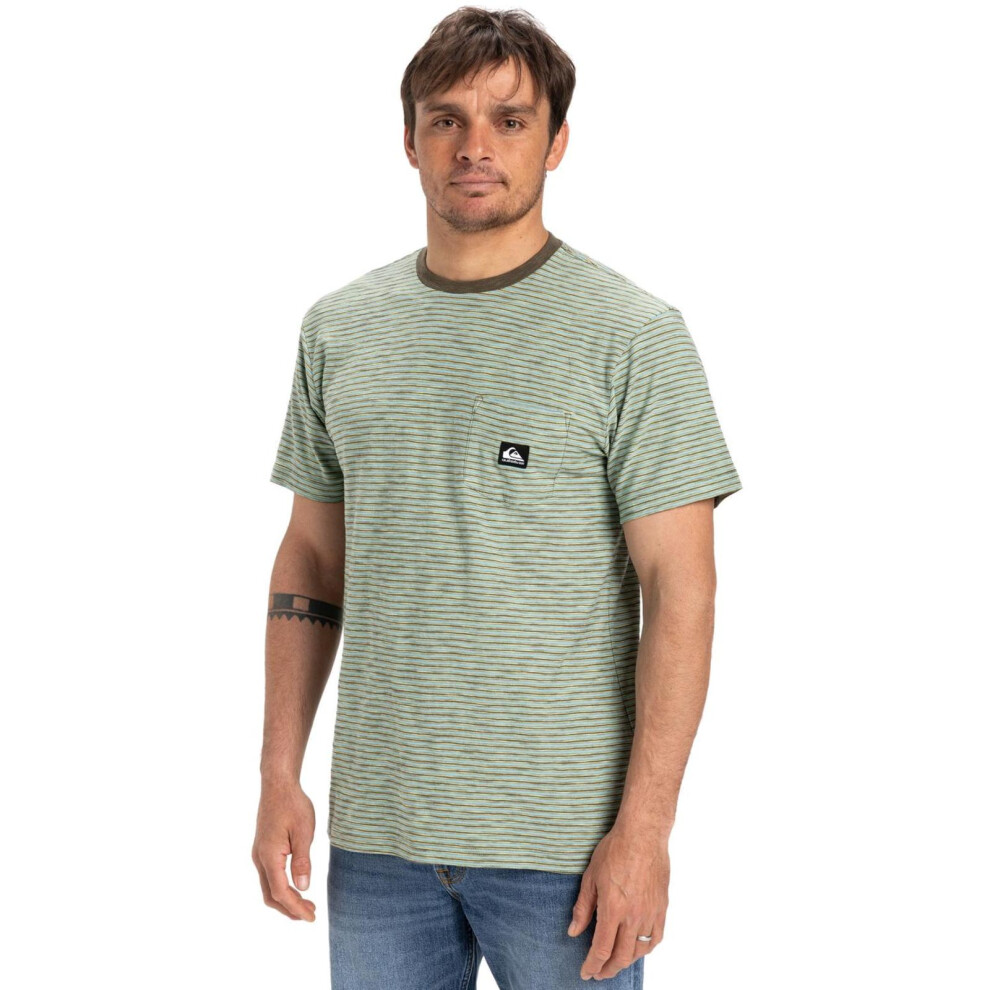 Quiksilver (2Xl, Grape Leaf) Mens Kentin Pocket Short Sleeve T-Shirt