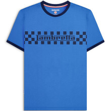Lambretta Mens Two Tone Ringer Crew Neck Retro T-Shirt Tee Top