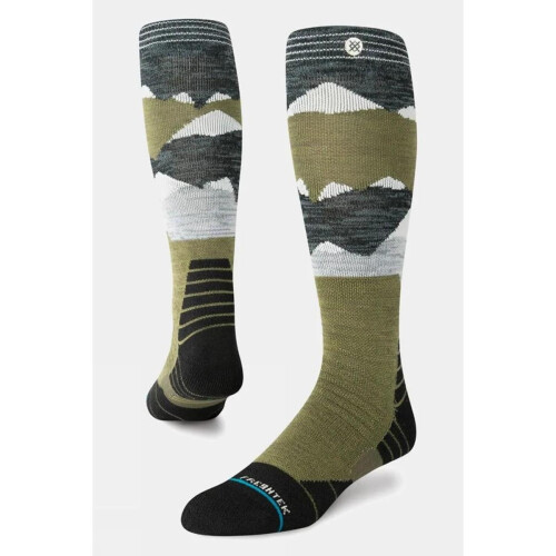 (M, Teal) Stance Unisex Lonely Peaks Ski Socks