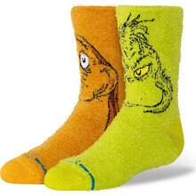 (L, Multi) Stance Kids Grinch & Max Christmas Odd Crew Socks