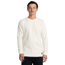 (XL, Off White) RVCA Mens Day Shift Thermal Long Sleeve T-Shirt