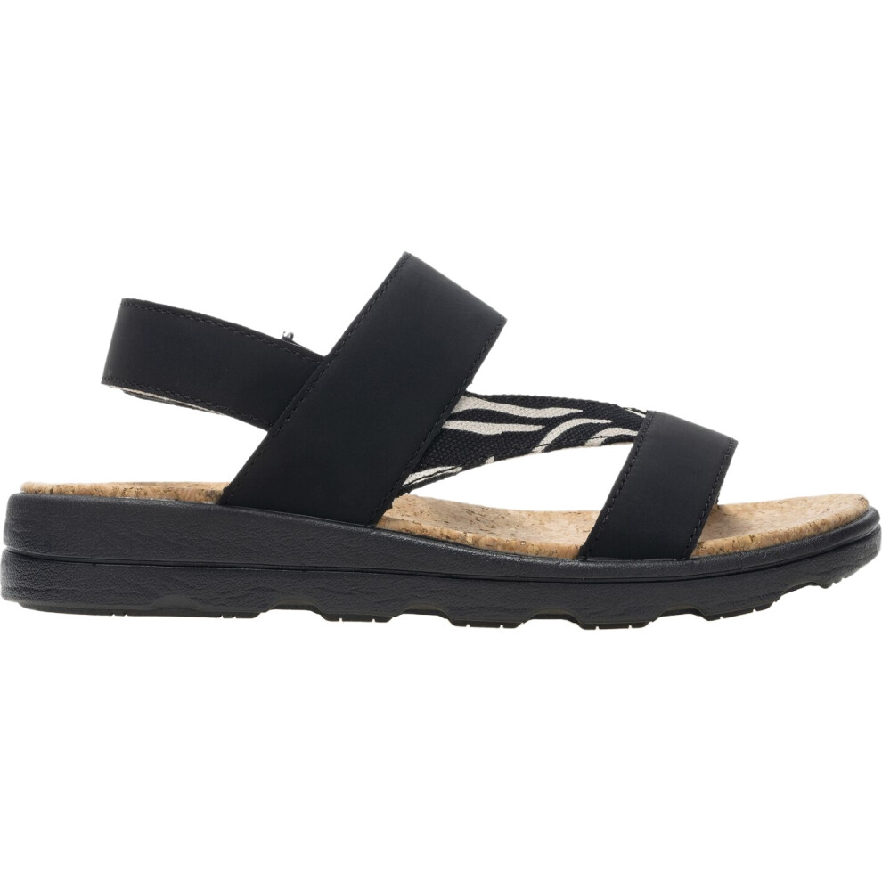 Regatta (4 Uk, Black Zebra) Womens Rylie Sandals