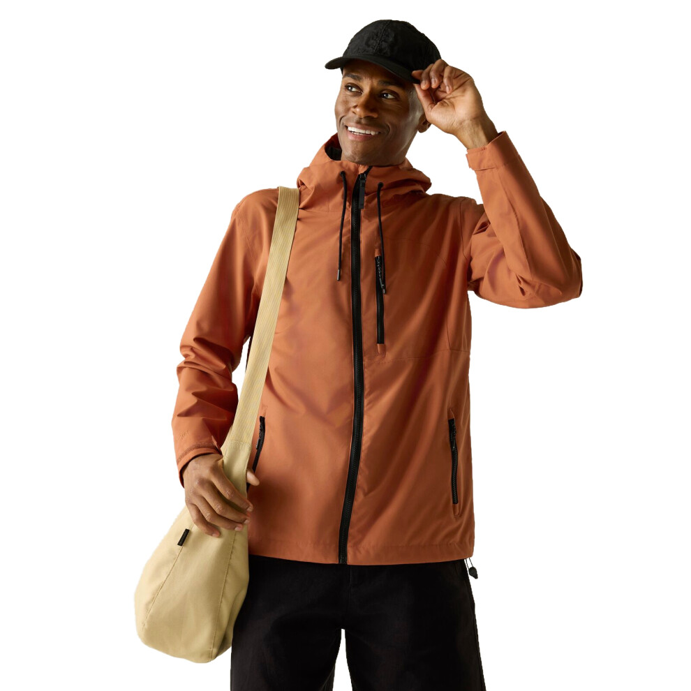 Regatta (L, Brick) Mens Frankie Waterproof Jacket