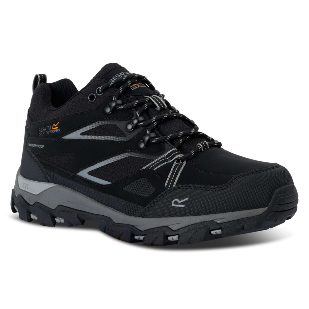 Regatta Men's Holcombe Iii Low Waterproof Walking Shoes Black Eu40/Uk6.5 - Image 4