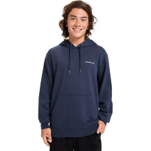 (L, Dark Navy) Quiksilver Mens Graphic Back Print Hoodie