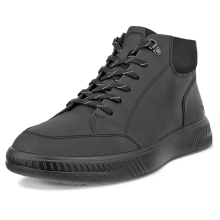 (10 UK (44EU), Black) ECCO Mens Move Leather Ankle Boots
