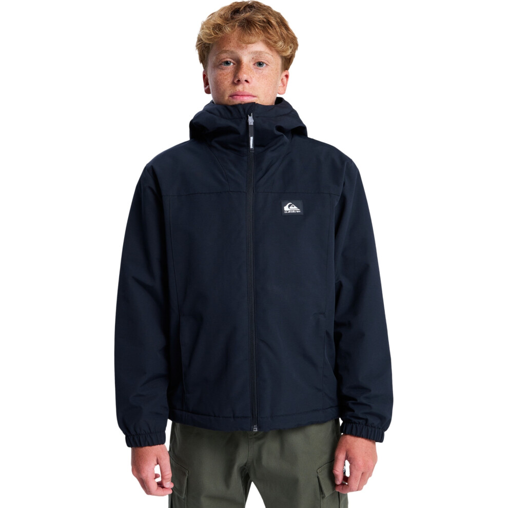 Quiksilver (8 Yrs, Black) Kids Overcast Warm Waterproof Jacket