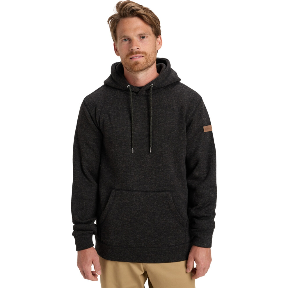 Quiksilver (M, Black Heather) Mens Keller Fleece Hoodie