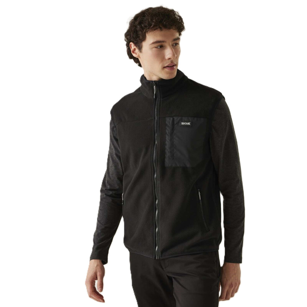 Regatta Men's Frankie Fleece Gilet - Black Medium - Image 3