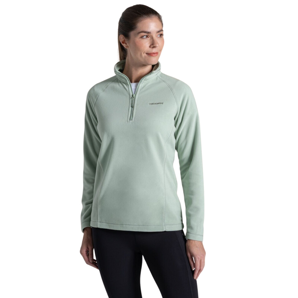 Craghoppers (10, Iced Matcha) Womens Miska Vi Half Zip Warm Winter Pullover Fleece