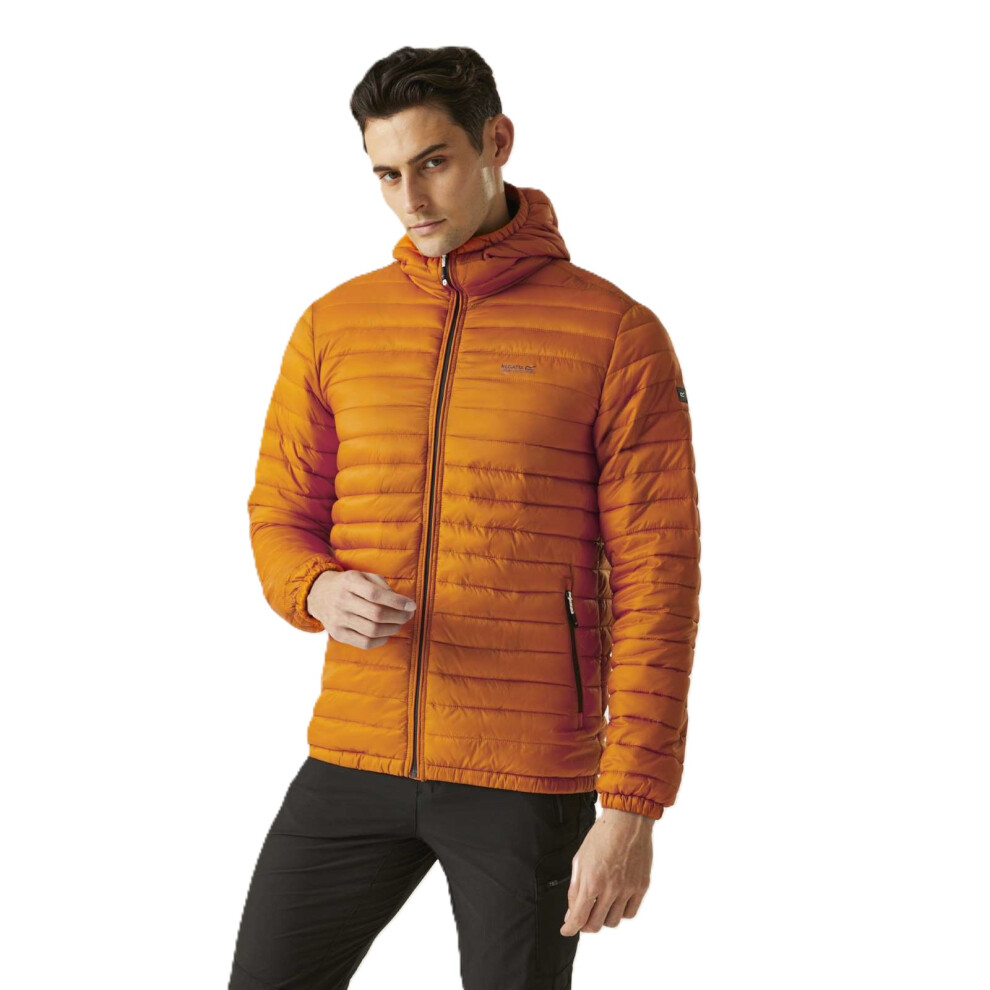 Regatta Men's Hurden Padded Jacket - Orange Extra Large - Image 2