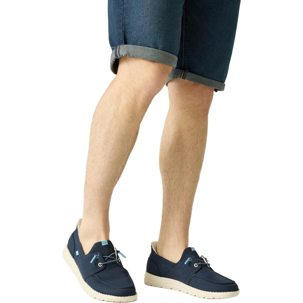 Regatta (10 Uk, Moonlight Denim) Mens Penzance Casual Canvas Shoe