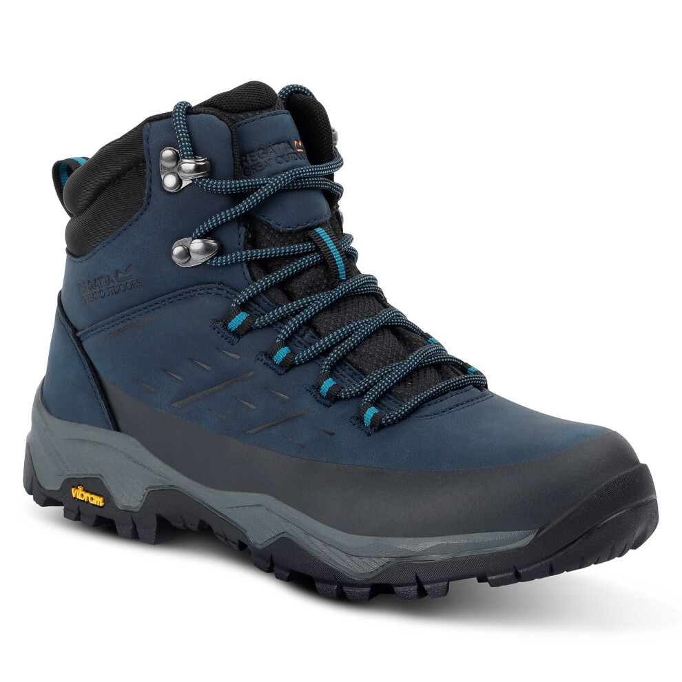Regatta (5 Uk, Navy/Storm Blue) Womens Blake Synthetic Leather Walking Boots