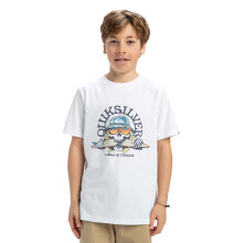 (XL, White) Quiksilver Kids Ev Skull Feast Short Sleeve T-Shirt