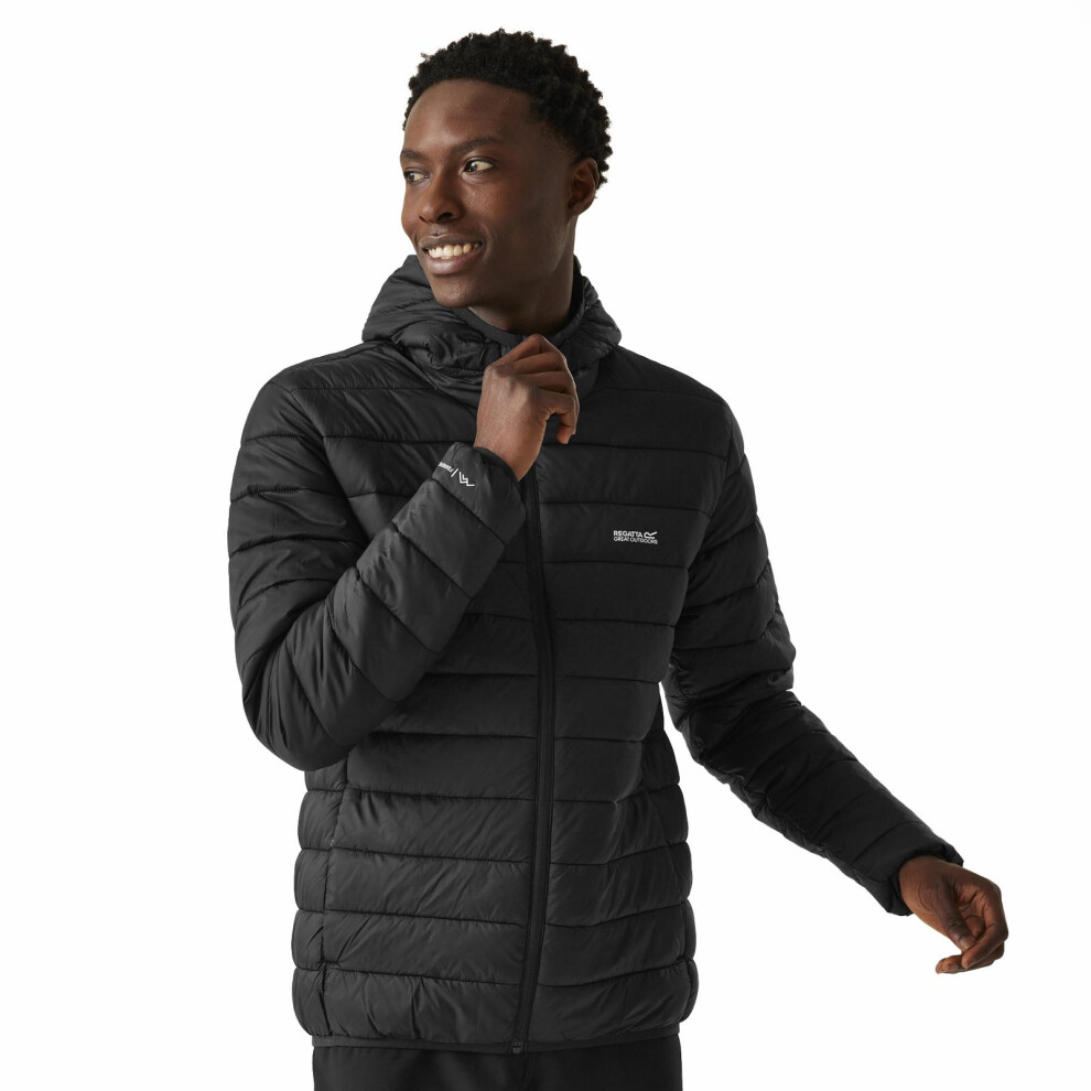 Regatta (3Xl, Black) Mens Marizion Baffled Water-Repellent Jacket Coat