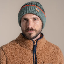 (S/M, Laurel Green) Craghoppers Mens Shale Rib Knit Beanie