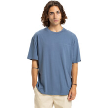 (S, China Blue) Quiksilver Mens Salt Water Short Sleeve T-Shirt - China Blue