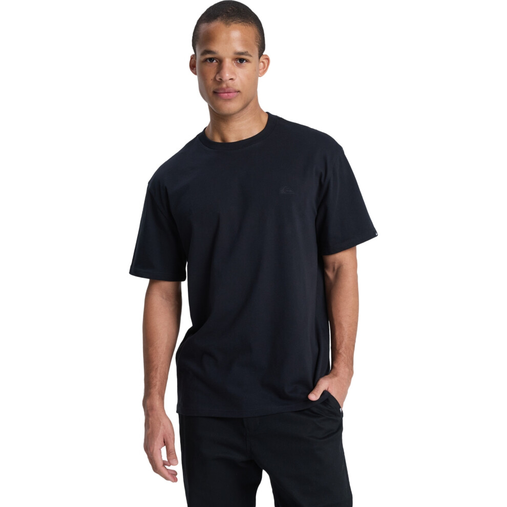 Quiksilver (L, Black) Mens Salt Water Short Sleeve T-Shirt - China Blue