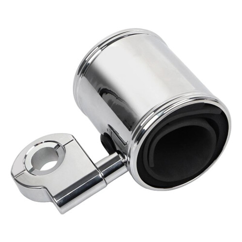 Suporte Universal para Copos de Motocicleta Cromado para  Sportster de 7/8 Polegadas, 1 Polegada e 1,25 Polegadas 2